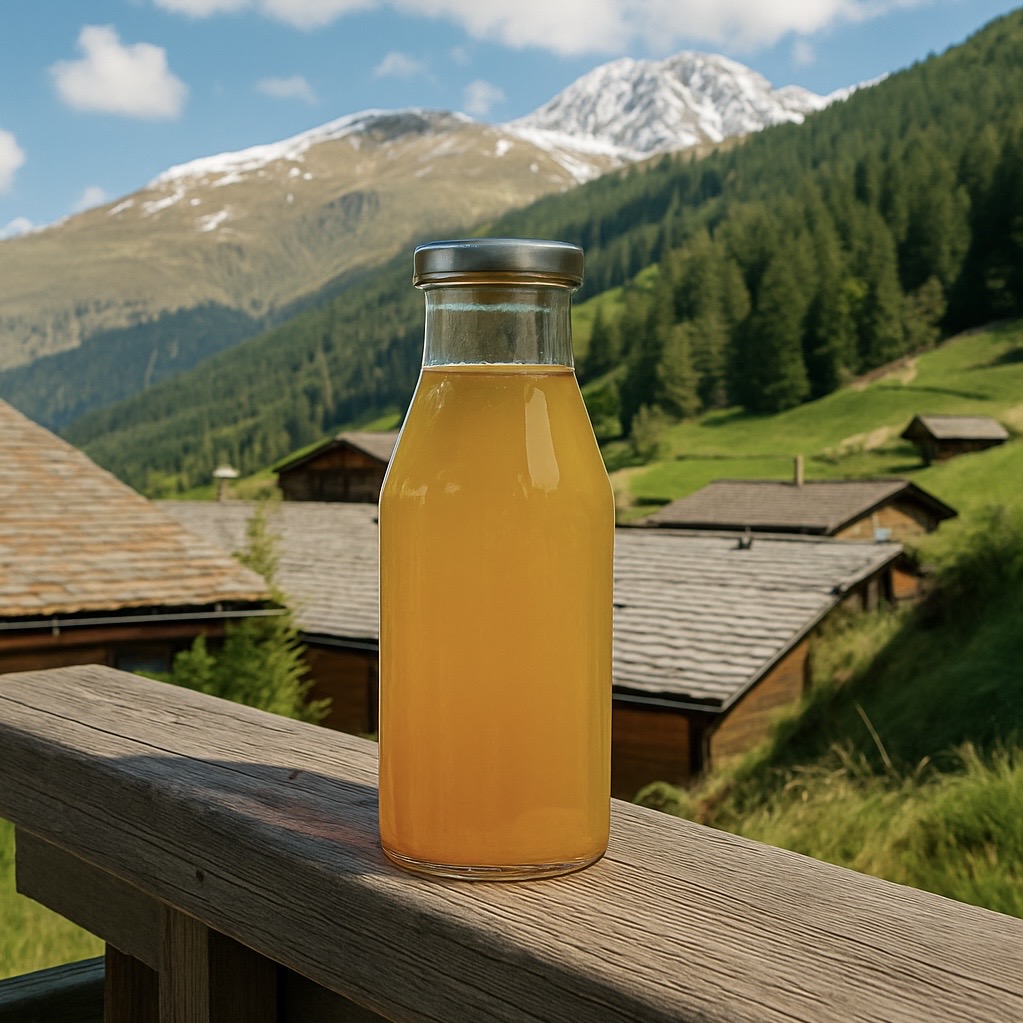 Fles verse juice van TickleBeard